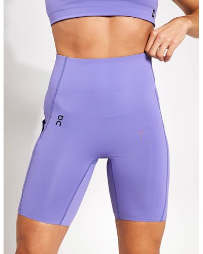 On Shoes Movement Tights Short - Purple