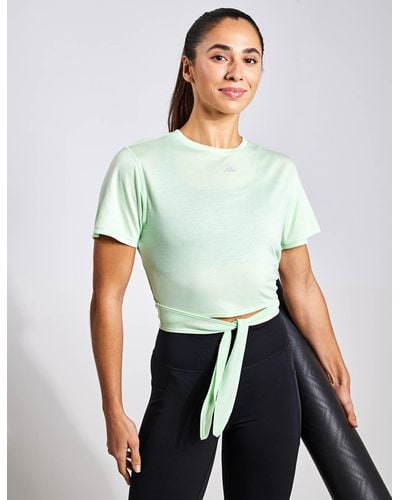 adidas Yoga Studio Wrapped T-shirt - Green