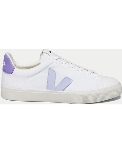 Veja Campo Canvas Trainers - White