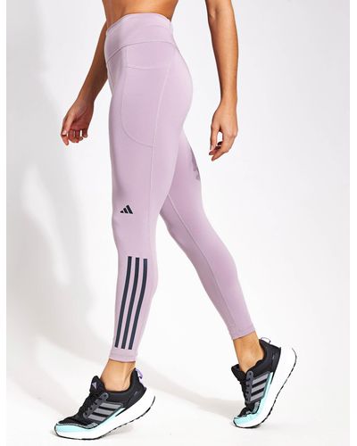 adidas Dailyrun 3 Stripes 7/8 leggings - Pink