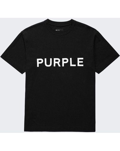 Purple Brand Jersey Short Sleeve T-shirt - Black