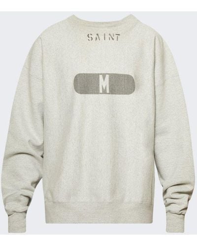 Saint Michael 'CLF' Relaxed Fit Wool Sweater | RADPRESENT M / Black / Knit