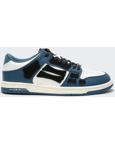 Amiri Skeleton Low-top Sneakers Navy - Blue