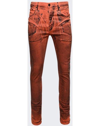 Red Skinny jeans for Men | Lyst