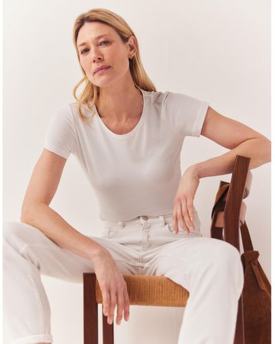 The White Company Organic Cotton Everyday T-shirt - White