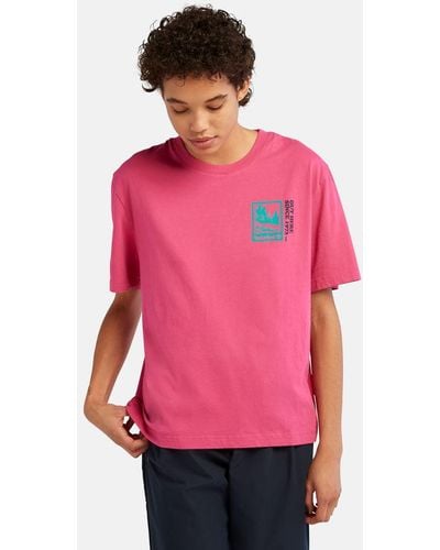 Timberland Out Here Graphic Tee - Pink