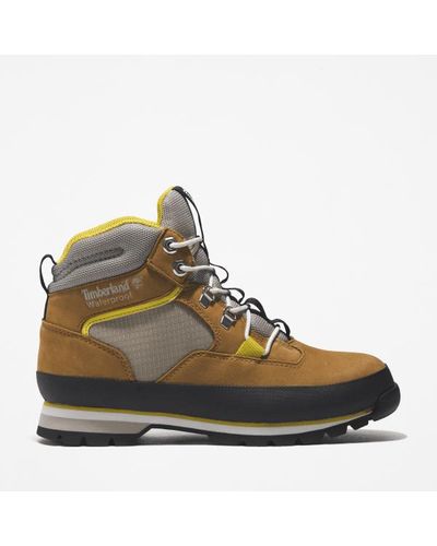 Timberland Euro Hiker Hiking Boot For Women In Yellow, Woman, Light Brown, Size: 9