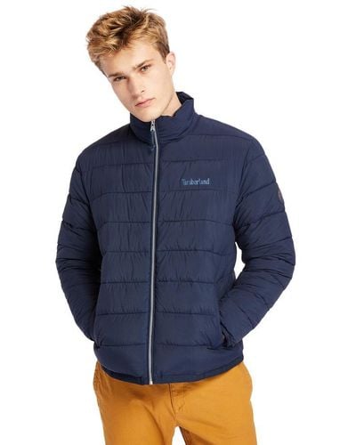Timberland Garfield Funnel-neck Quilted Jacket - Blue