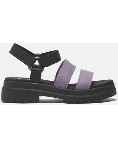 Timberland London Vibe 3-strap Sandal For Women In Purple, Woman, Purple, Size: 3.5 - Blue