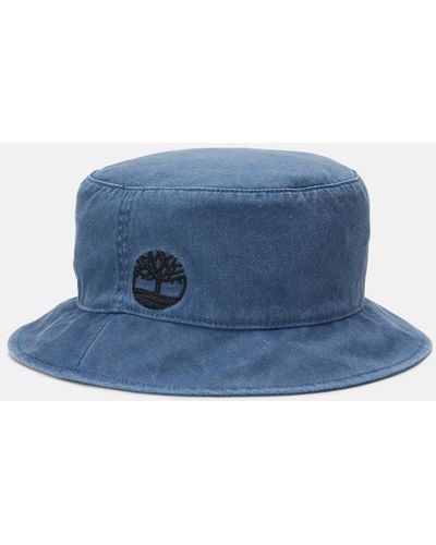 Timberland All Gender Pigment Dye Bucket Hat - Blue