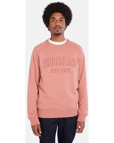Timberland Modern Wash Logo Sweatshirt - Pink