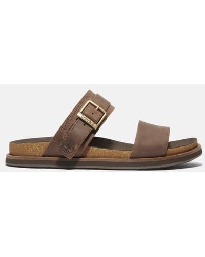 Timberland Amalfi Vibes Two-strap Sandal For Men In Brown, Man, Brown, Size: 6.5