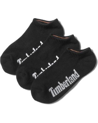 Timberland 3-pack Stratham Core No-show Sport Socks - Black