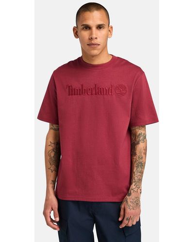 Timberland Hampthon Short Sleeve T-shirt - Red