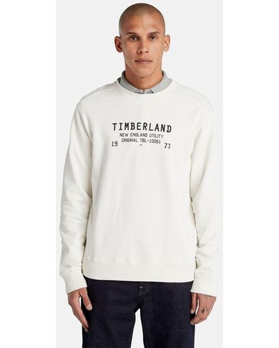 Timberland Utility Crewneck Sweatshirt - White