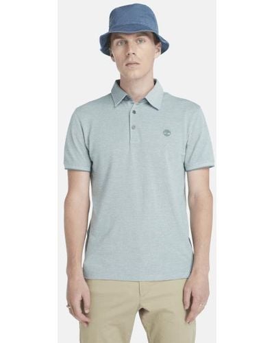 Timberland Baboosic Brook Oxford Polo For Men In Teal, Man, Teal, Size: 3xl - Blue