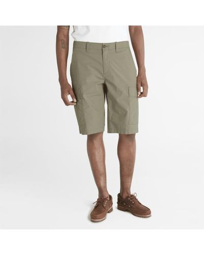 Timberland Outdoor Heritage Cargo Shorts For Men In Green, Man, Green, Size: 30 - Natural