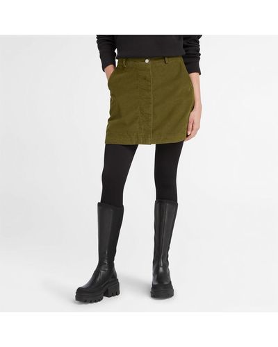 Timberland Needle Corduroy Skirt - Green