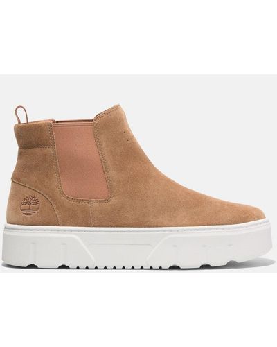 Timberland Laurel Court Mid Pull On Trainer - Brown