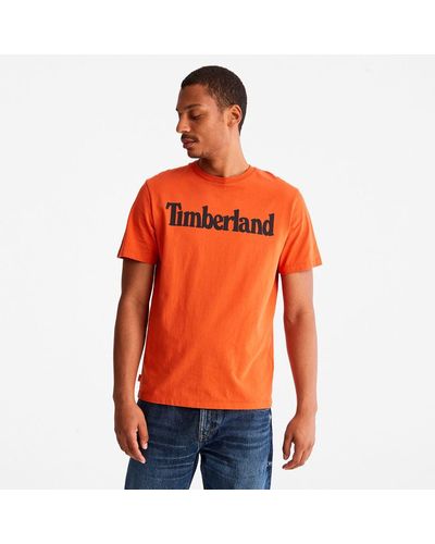 Timberland Kennebec River Logo T-shirt - Orange