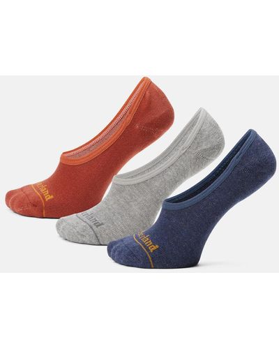 Timberland All Gender 3-pack Ocean Grove Invisible Liner Sock - Blue