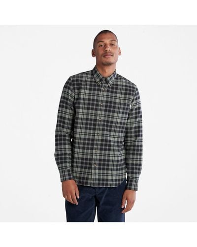 Timberland Flannel Checked Shirt - Black