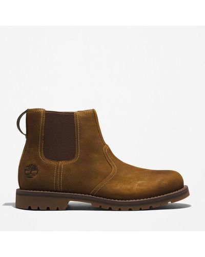 Timberland Wheat Full Grain Larchmont Ii Chelsea Boots - Brown