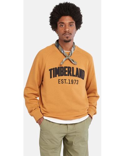 Timberland Modern Wash Logo Sweatshirt - Metallic