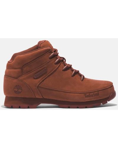 Timberland Euro Sprint Hiking Boot For Men In Red, Man, Red, Size: 6.5 - Brown