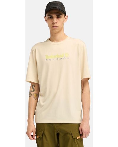 Timberland Uv Protection Outdoor Graphic T-shirt - Natural