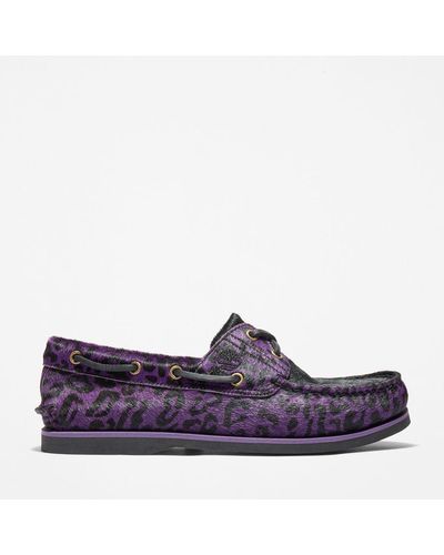 Timberland X Wacko Maria Classic 2-eye Boat Shoes - Purple