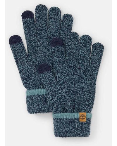 Timberland All Gender Marled Magic Glove - Blue