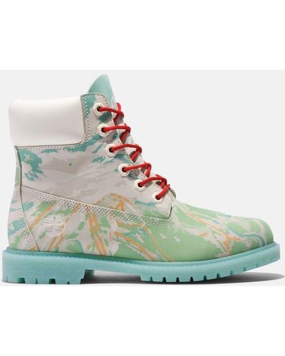 Timberland Premium 6 Inch Waterproof Boot - Green