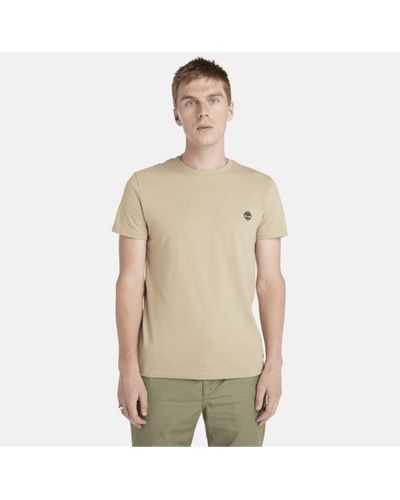 Timberland Dunstan River T-shirt For Men In Beige, Man, Beige, Size: 3xl - Natural