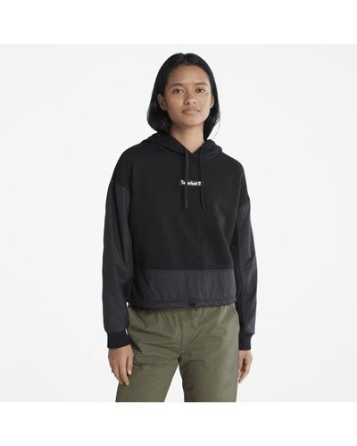 Timberland Colourblock Hoodie For Women In Black, Woman, Black, Size: L