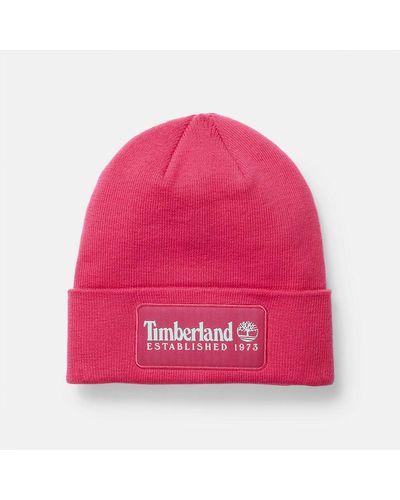 Timberland Colour Blast Beanie - Pink
