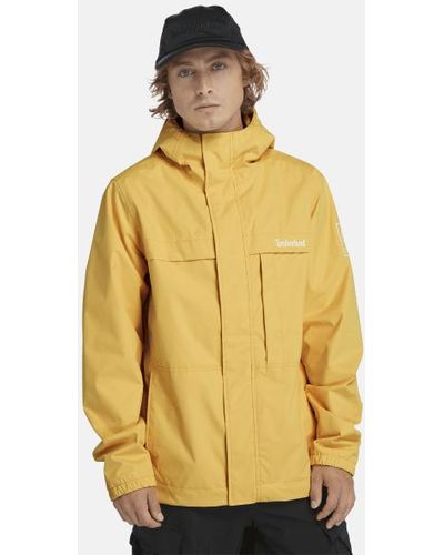 Timberland Benton Water-resistant Shell Jacket For Men In Yellow, Man, Yellow, Size: 3xl
