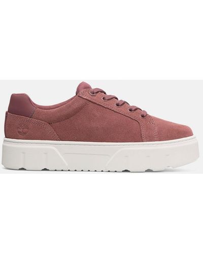 Timberland Laurel Court Low Lace-up Trainer - Pink