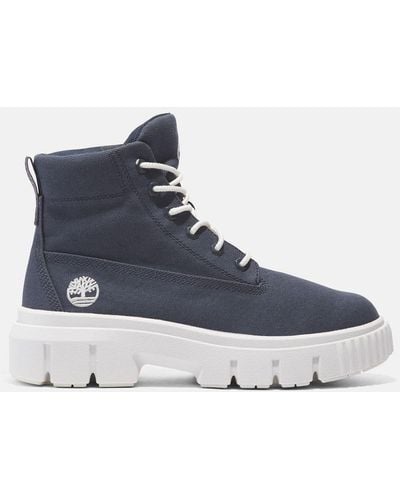 Timberland Greyfield Mid Lace-up Boot - Blue