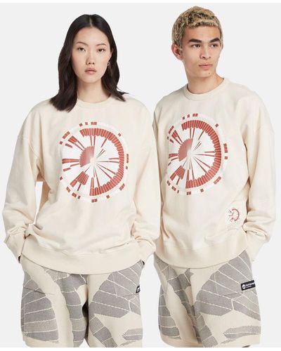 Timberland All Gender Graphic Crew Neck Earthkeepers By Raeburn Sweatshirt - Multicolour