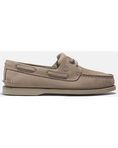 Timberland Classic Leather Boat Shoe - Grey