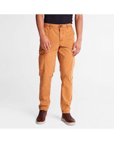 Timberland Gd Core Twill Cargo Trousers - Orange