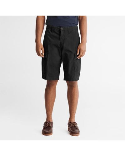 Timberland Outdoor Heritage Cargo Shorts For Men In Black, Man, Black, Size: 28