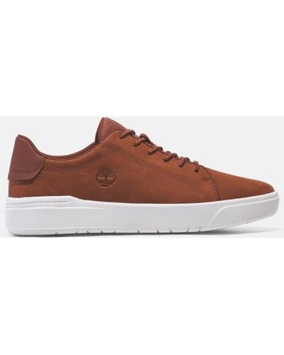 Timberland Seneca Bay Low Trainer For Men In Red, Man, Red, Size: 6.5 - Brown
