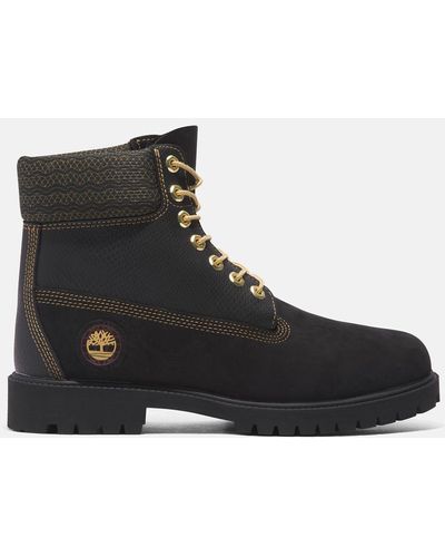 Timberland Lunar New Year Heritage 6 Inch Lace-up Waterproof Boot - Black