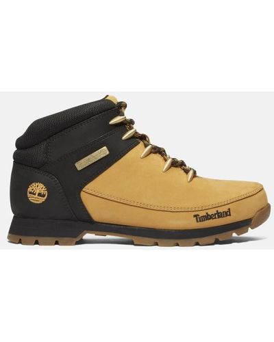 Timberland Euro Sprint Hiking Boot For Men In Yellow, Man, Yellow/black, Size: 6.5 - Brown