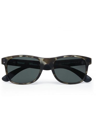 Timberland Retro Sustainable Wayfarer Sunglasses - Black