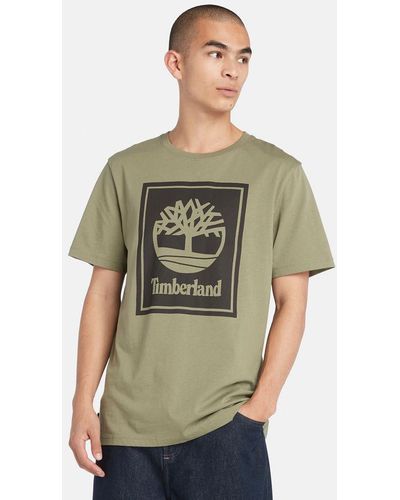 Timberland Block Logo T-shirt - Green