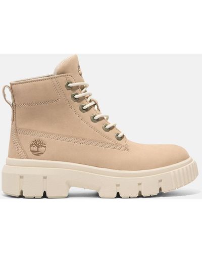 Timberland Field Mid Lace-up Boot - Natural