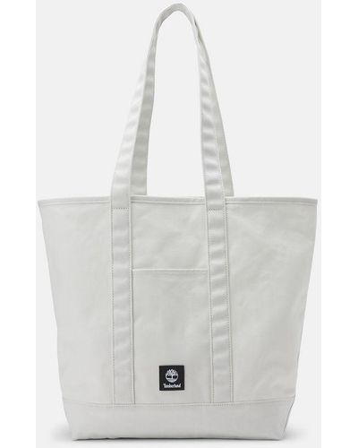 Timberland All Gender Canvas Easy Tote - White